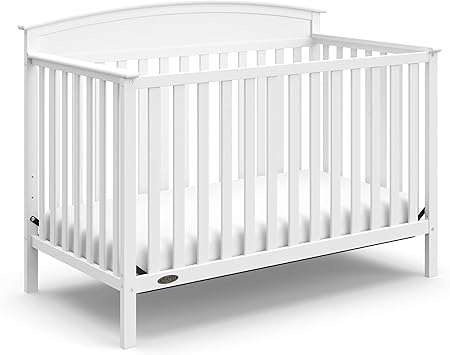 Amazon Com Graco Benton 4 In 1 Convertible Crib White Solid Pine And Wood Product Construction Converts To Toddler Bed Day Bed And Full Size Bed Mattress Not Included Furniture Decor