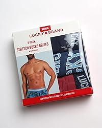 Lucky Brand Men's Boxer Briefs – 3 Pack Soft