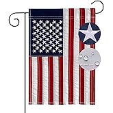 American Flags Garden Flag for Outside 12x18,Small USA Flag Outdoor Heavy Duty High Wind Embroidered Stars-sewn Stripes Waterproof