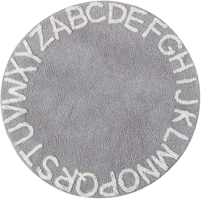 round rug nursery decor