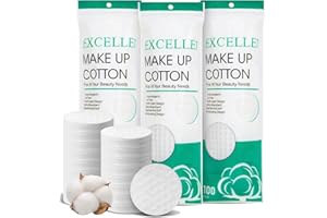 300PCS Cotton Rounds - Cotton Pads Face Pads Makeup Remover Round for Face, Eye, Makeup, Remover,Cleansing, Exfoliating