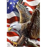 Briarwood Lane American Freedom Eagle Garden Flag