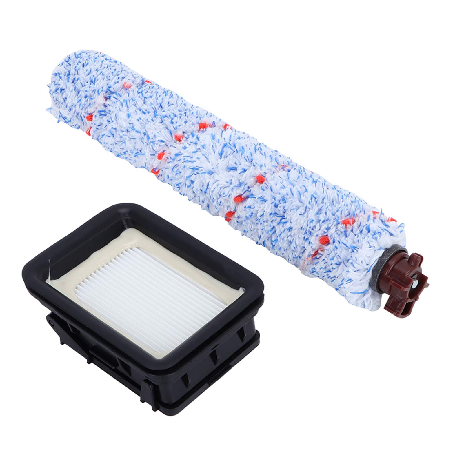 Vacuum Cleaner Filter, High Efficiency Air Filtration, Dust and Allergen Reduction, Long-lasting Performance, ABS Roller Brush, Filter Size 3.7x3.0x1.3in