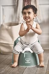 BabyBjörn Potty Chair Deep Green White Brand New Style view 3