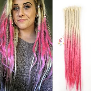 Buy Dsoar 22 Inch Ombre Handmade Dreadlocks Synthetic Hair