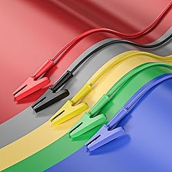 Goupchn Alligator Clips Electrical Test Leads Dual