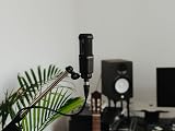 Audio-Technica AT2020 Cardioid Condenser Microphone Black view 8
