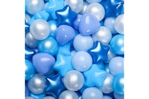 GOGOSO Ball Pit Balls for Ball Pit Plastics Shapeballs Baby Toddlers BPA Free Phthalate Free Crush Proof Playballs Indoor Out