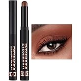 Wavuketu Matte Eyeshadow Stick Blendable Cream Eyeshadow Hypoallergenic Neutral Eye Shadow Stick, Waterproof Long Lasting High Pigmented Smokey eyeshadow Pencil (15# Mocha Matte)