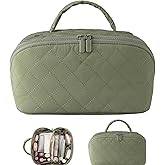 FXDMCS 2026 New Travel Makeup Bag for Women, Makeup Bag, Waterproof Travel Toiletry Organizer, Leak Proof Large Capacity Bag, for Brushes,Skincare Daily, Makeup Essentials