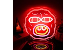 FUENDKF Tyler Funny Neon Signs for Wall Decor, Dimmable The Creator Cherry Neon Lights for Bedroom Decor, USB Power Music LED Neon Lights for Man Cave,Bar and Art Wall Decor