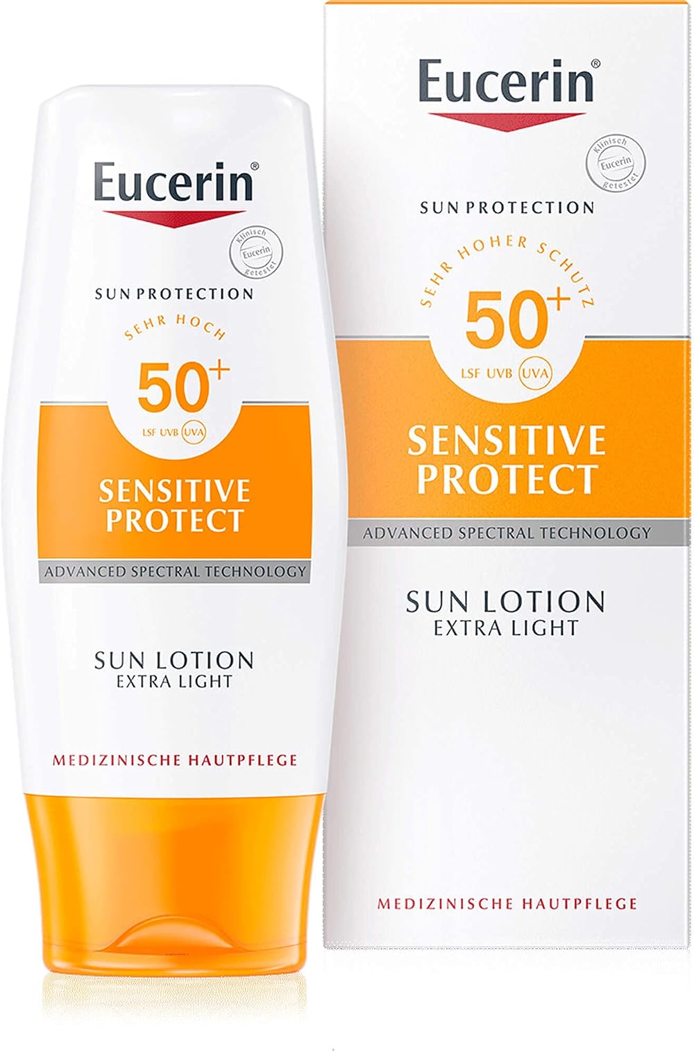Eucerin Sensitive Protect Sun Lotion Extra Light LSF 50+ Facial Sunscreen 150ml