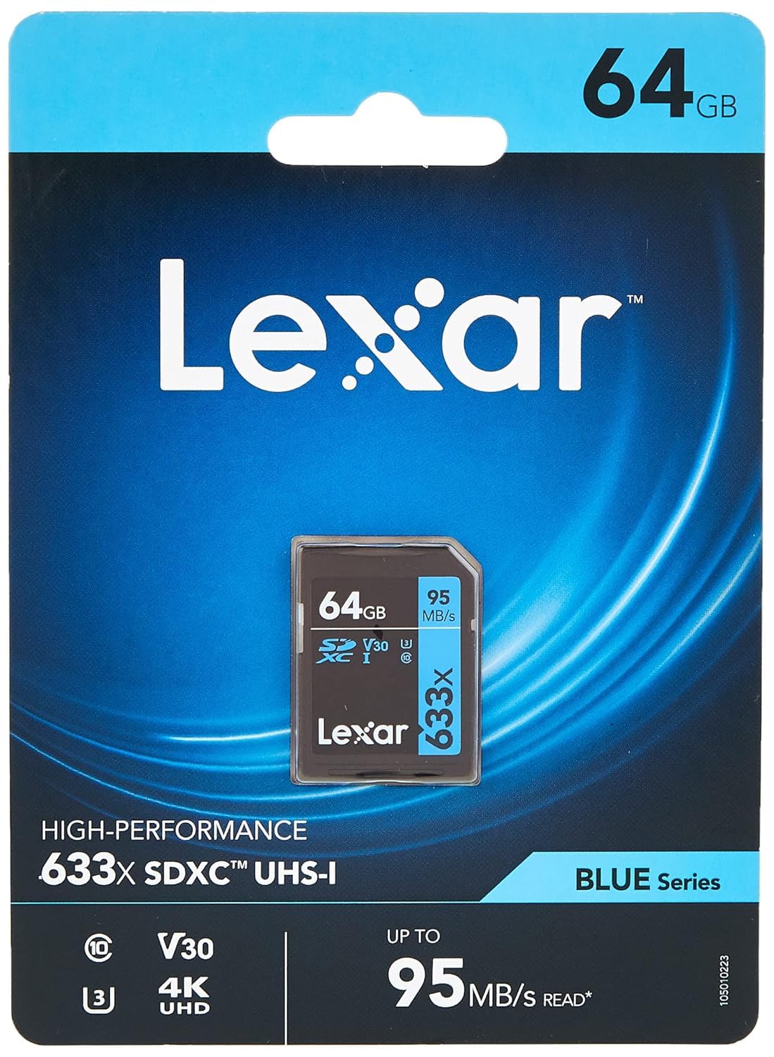 Lexar SDXC Card 64GB Professional 633x UHS-I V30 U3
