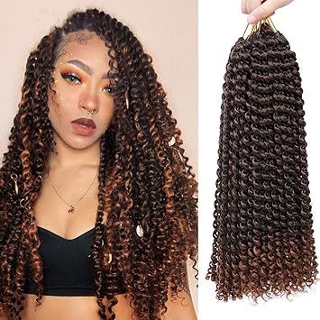 Amazon Com 6pcs Passion Twist Hair 18 Inch Braiding Water Wave