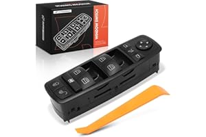 A-Premium Master Power Window Switch Compatible with Mercedes-Benz A160 2004-2005, A190 2004-2005, B180 2012, B200 2006-2011,