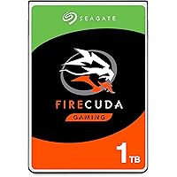 Seagate FireCuda Gaming SSHD 2.5 1TB SATA 6Gb/s Flash Accelerated (8GB) Fast Hard Drive (ST1000LX015)