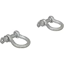 1/4" G43 High Test Anchor Chain - Made In USA, Hot Dipped Galvanized, 2,600 Lb WLL, Multiple Lengths Available