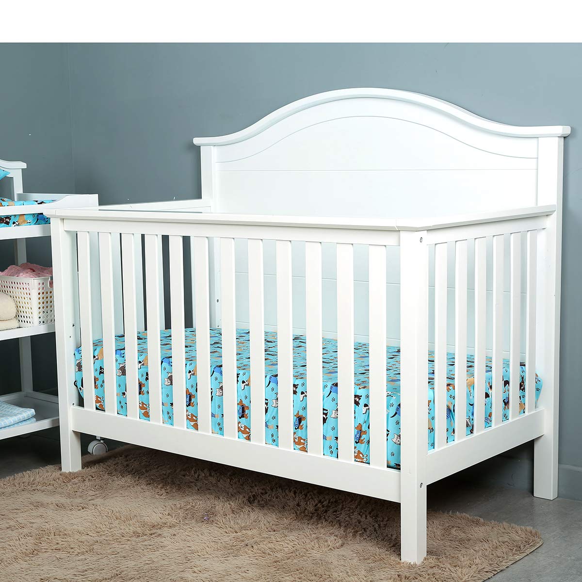 spaceship crib bedding