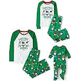 The Children's Place Baby and Family Matching Fleece Holiday Pajama Set