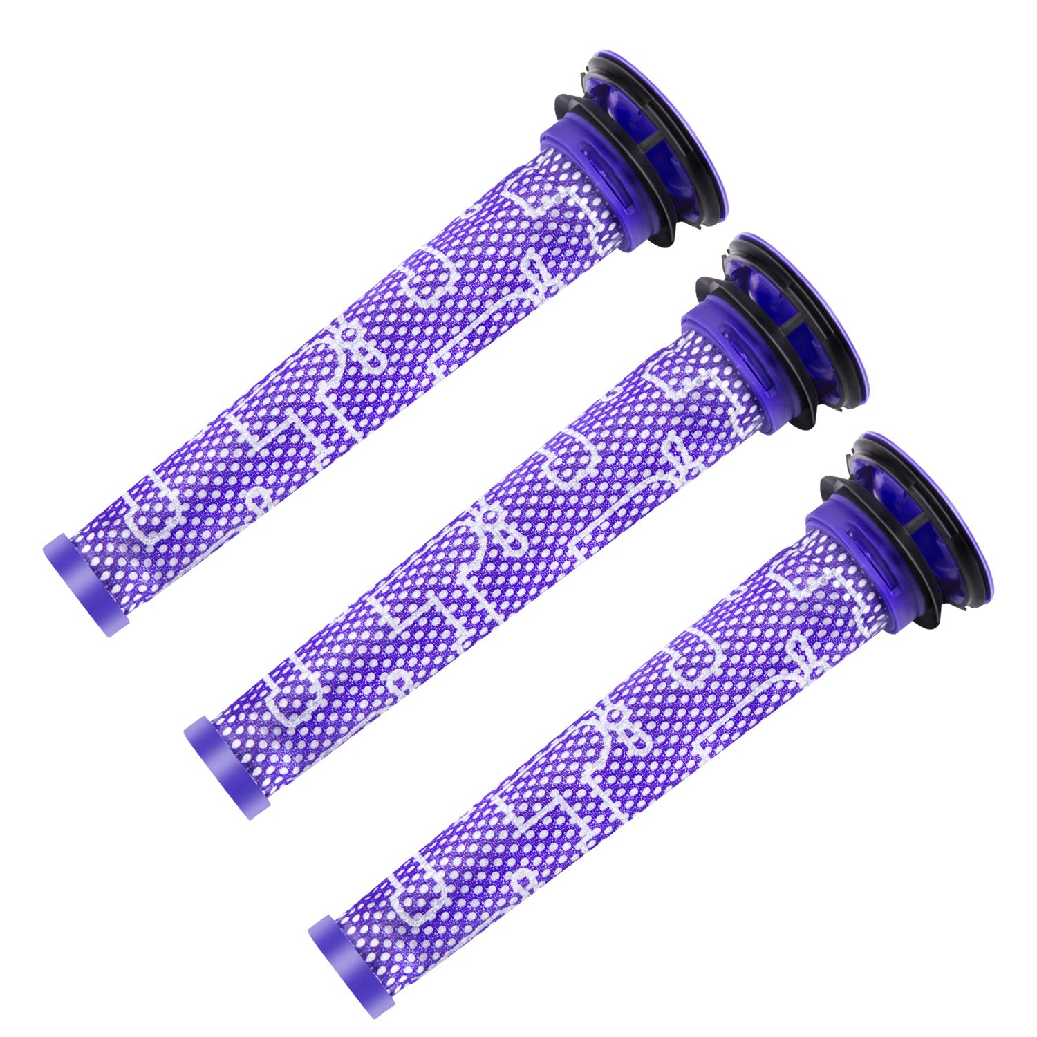 ARyee 3-Pack Pre Filter Compatible with Dyson DC58 DC59 V6 V7 V8 Vacuum SV03 SV05 SV06 Animal, fit Dyson 965661-01 SV03 SV06 SV09