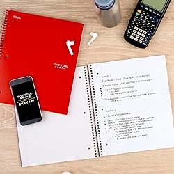 Five Star Spiral Notebook + Study App, 5