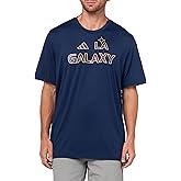 adidas Mens Los Angeles Galaxy Pre-Game Short Sleeve T-Shirt