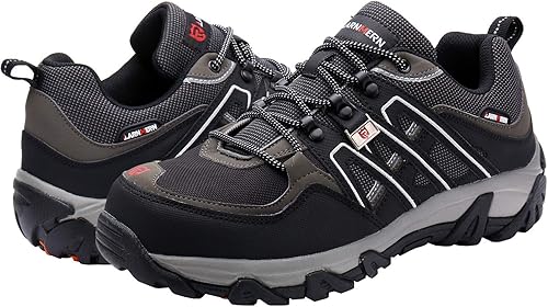 LARNMERN Steel Toe Shoes for Men Slip Resistant Work Shoes