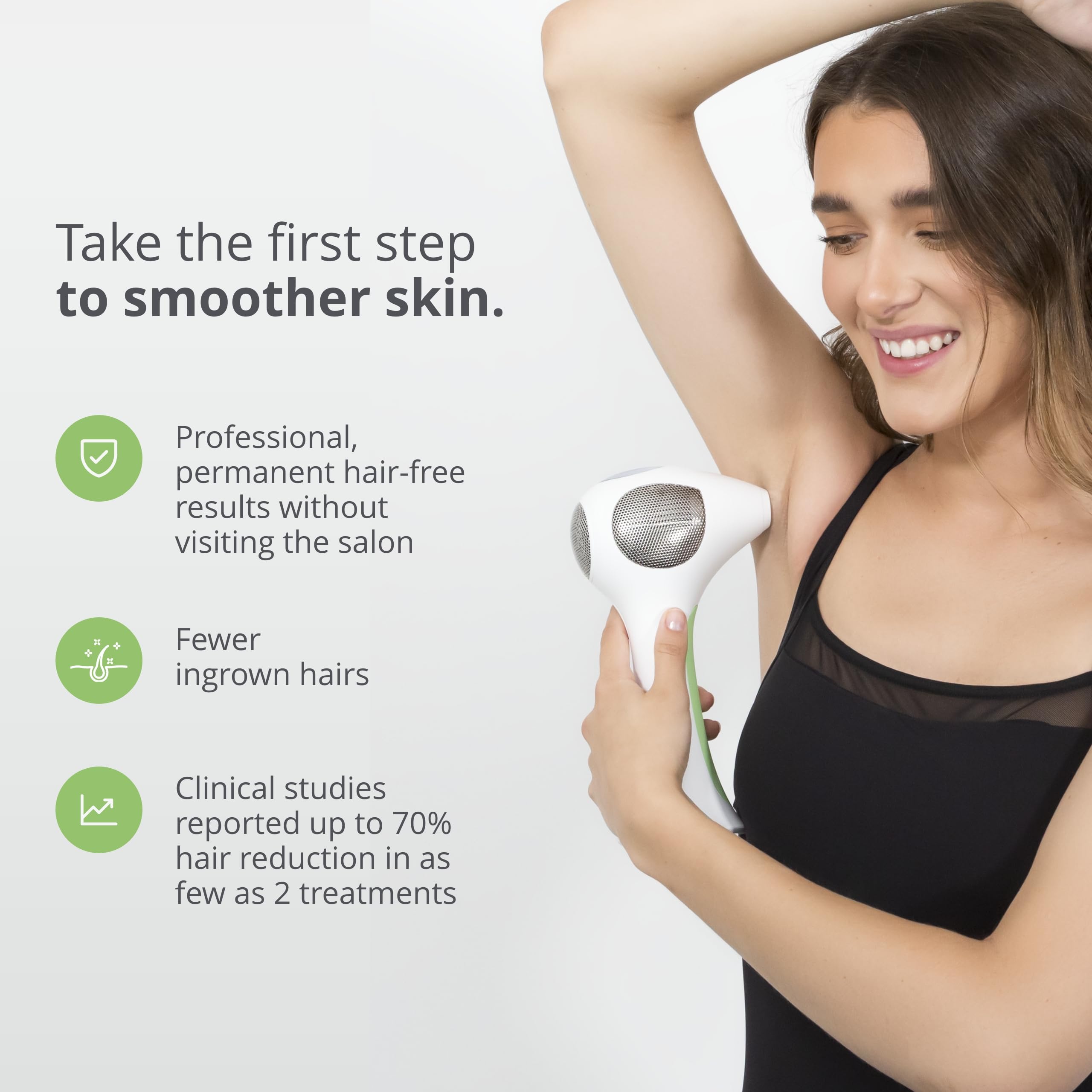 TRIA Beauty Laser Hair Removal Device 4X - Cordless at Home Laser Hair Removal for Women and Men, 3X the Energy Density of IPL Hair Removal