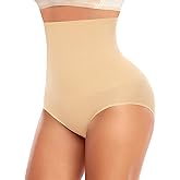 Ganado Tummy Control Shapewear Underwear for Women High Waisted Shaping Panties Compression Body Shaper Panty Girdle Briefs
