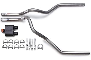 MAGNUM EXHAUST Flowmaster Super 10 Mandrel-Bent Dual Truck Exhaust Kit without Tips