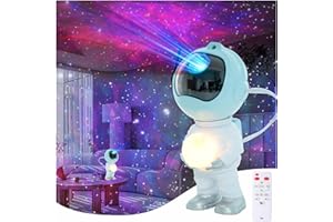 KIVMTAR Astronaut Light Projector，Star Projector，Astronaut Projector，Galaxy Projector for Bedroom Remote Control，Bedroom Decor Aesthetics, Gifts for Kids and Adults (Blue)
