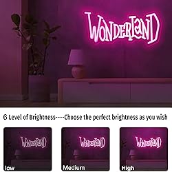 Wonderland Neon Signs Alice In Wonderland Neon