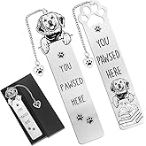 Golden Retriever Dog Bookmark Gift - Shejdgart 2PCS Funny Dog Bookmark for Golden Retriever Lovers Unique Pet Book Mark Birthday Gifts for Puppy Lovers Pet Owners Bookworm Women Friends Coworker