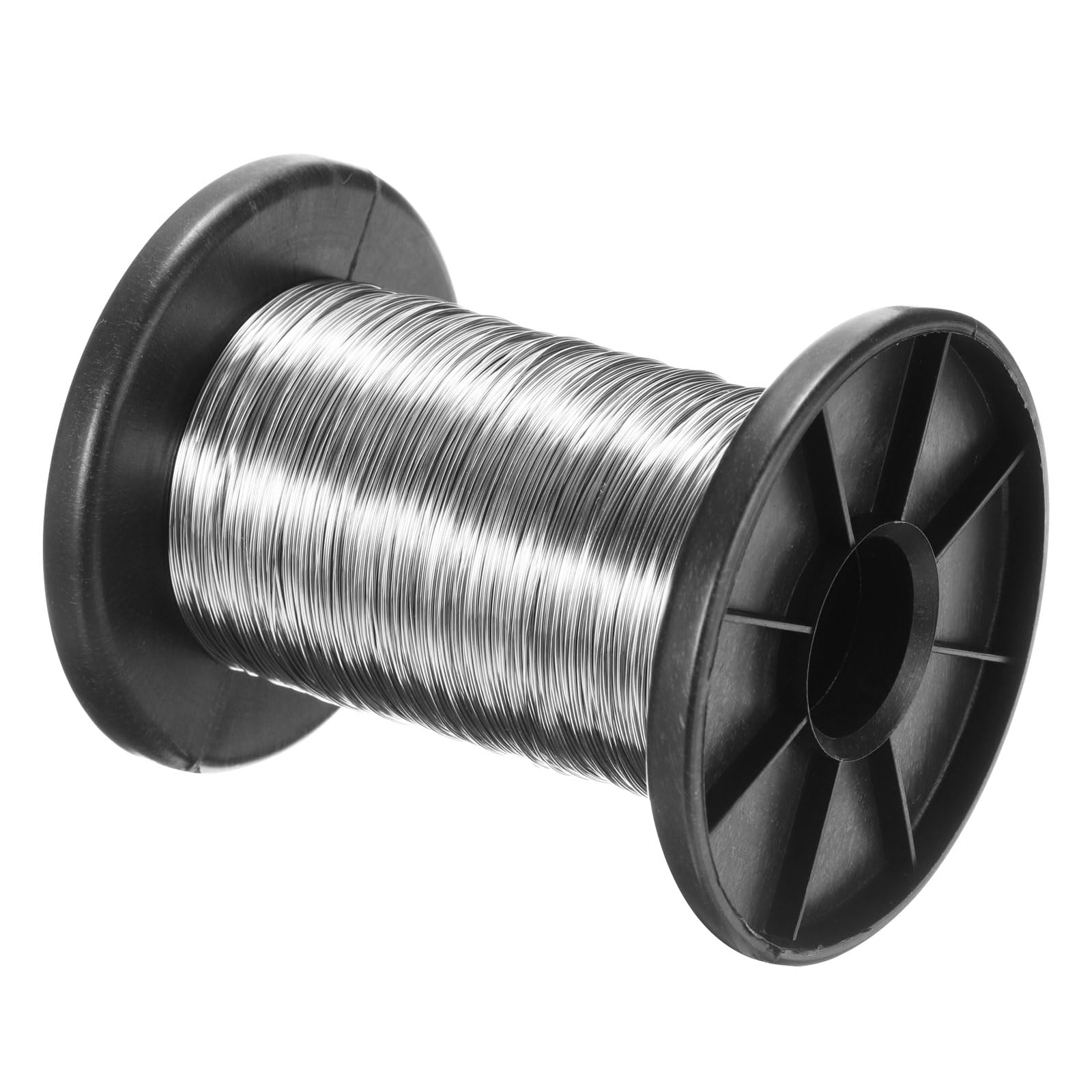 PATIKIL 316 Stainless Steel Wire, 328 Ft 0.4mm 26 Gauge Jewelry Wire Craft Wire Soft Beading Wire for Jewelry Making Bracelets Beading DIY Crafts, Silver