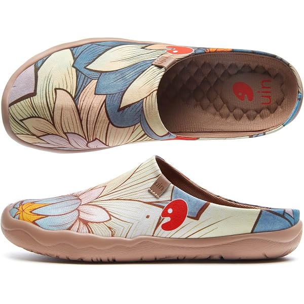 UIN Men’s Mules Comfort Travel Shoes Casual Slippers(LOVE PALMS MALAGA) UIN Men main image 4