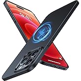 TORRAS Magnetic Slim-Fit for iPhone 15 Pro Max Case, Ultra-Thin 15 ProMax Phone Case Compatible with MagSafe, Lightweight Anti-Scratch Matte Hard iPhone 15 ProMax Case 6.7 inch OriginFit, Black