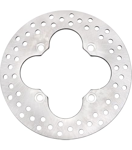 Front Rear Brake Disc Rotor W/ Pads Fits Yamaha Raptor 660R YFM660R 2002 -2005 - Foto 5