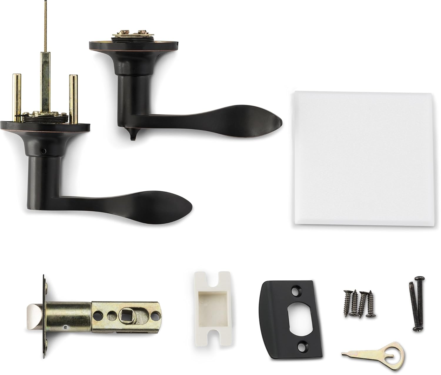 Berlin Modisch Privacy Lever Door Handle Thumb Turn Lock On The Inside