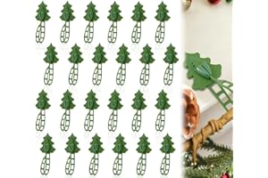 Baitedelai Christmas Garland Hanging Hooks for Mantle, 12 Pcs Fireplace Garland Hanger, Christmas Tree Shaped Ties Stocking Holder Reusable Silicone Adhesive Straps for Front Door & Stairways