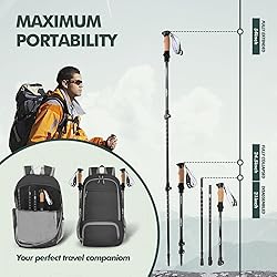 KINGGEAR Nordic Walking Stick, TP1 Hiking Poles