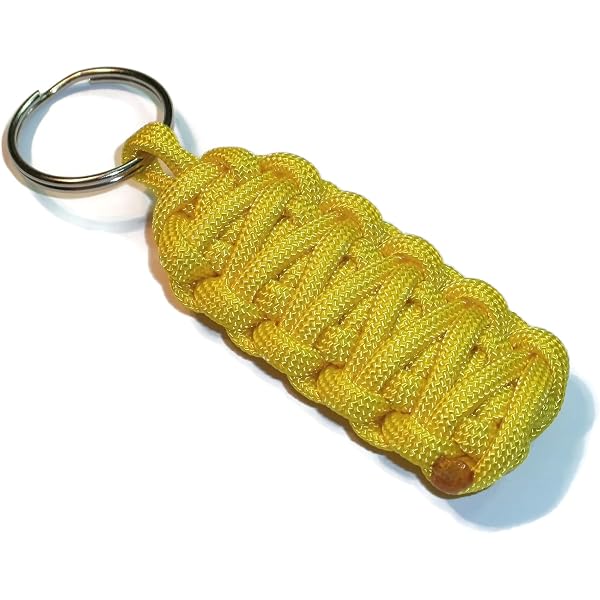RedVex King Cobra Paracord Keychain - 550lb Strength Survival Key Ring, Choose Your Color