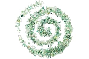 Alfykym 335g Assorted Green Aventurine Quartz Crystals Rocks Green Aventurine Crushed Crystal Quartz Tumbled Rocks and Crystals