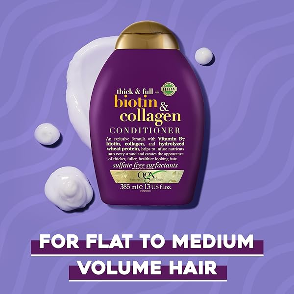 OGX THICK & FULL BIOTIN & COLLAGEN CONDITIONER, 13 OUNCE