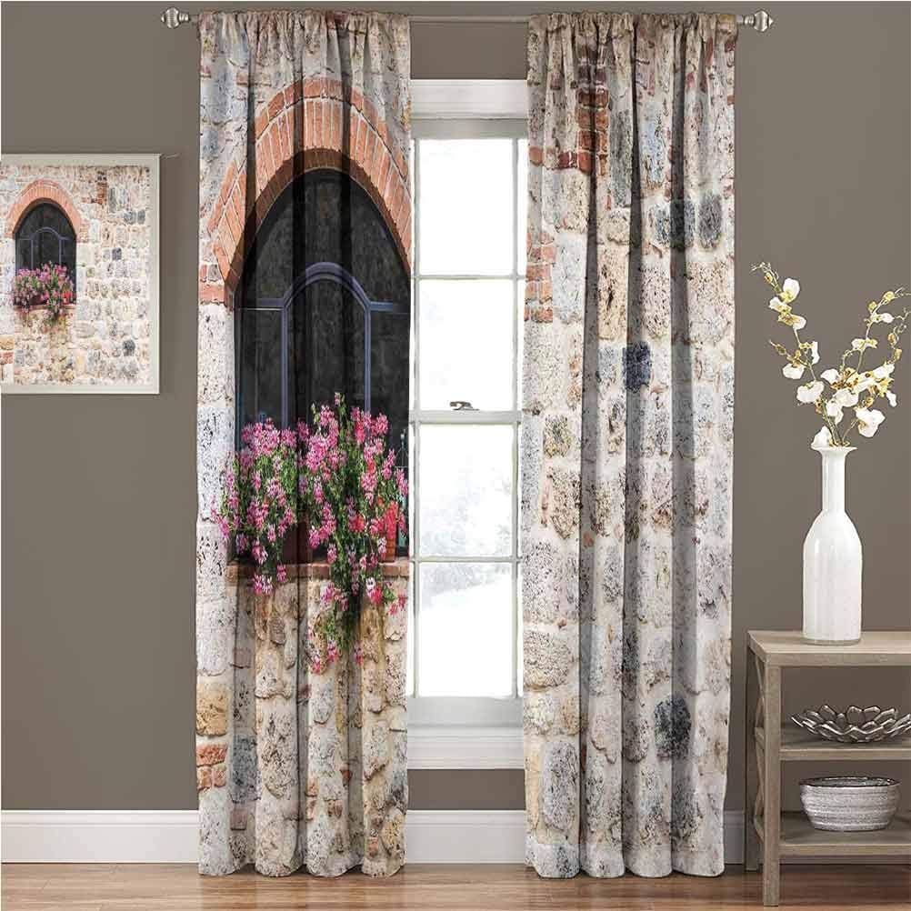 Mademai Tuscan Curtain for Kitchen Window Gothic Architecture Abandoned