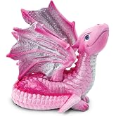 Safari Ltd. Baby Love Dragon Toy - 3 Inch Realistic Fantasy Figure for Kids | 2.75 Inches Long x 3 Inches Tall, Ages 4+, Safety Tested, BPA Free PVC, Fantasy Play, Valentine's Gifts, Imaginative Play