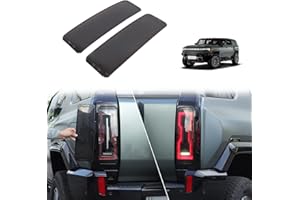 AOTUMCER Smoke Lens Tail Lights Covers Compatible with Hummer EV SUV 2024 2025 2026+ Passenger and Driver Side Taillight Lamp Covers Exterior Accessories (not fit SUT Model)
