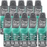 Dove Men+Care Dry Spray Antiperspirant Moon Oasis 12 Count 72H Protection with a Plant-Based Moisturizer 3.8 oz