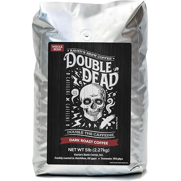 Raven's Brew Wicked Wolf Dark Roast Coffee - Organic Ground 12 Oz With Currant & Spice Notes