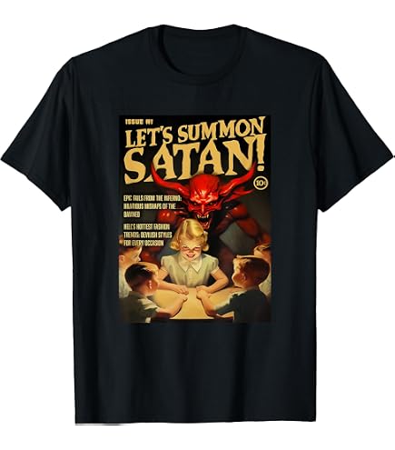 Amazon.com: Satanic Snake Leviathan Cross Occult Symbol T-Shirt
