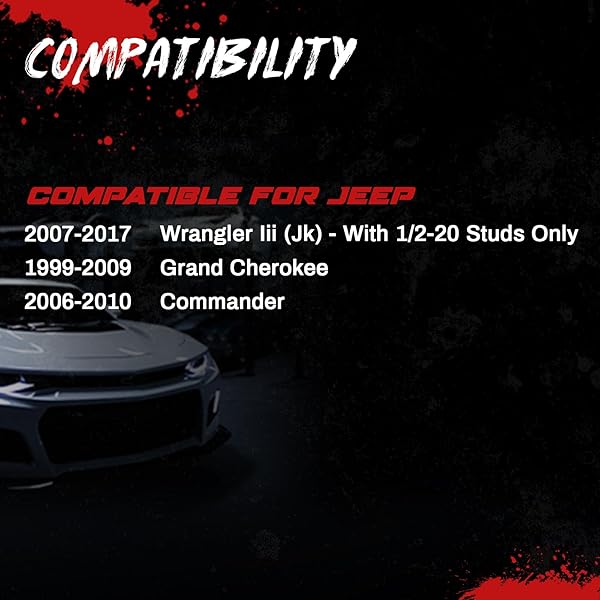 2PC FORGED 5X127 (5X5) HUBCENTRIC WHEEL SPACERS 50MM, 71.5MM HUB BORE 1/2-20 STUDS, COMPATIBLE WITH 2007-2017 JEEP WRANGLER, 1999-2010 GRAND CHEROKEE, 2006-2010 COMMANDER